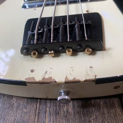 1977 Rickenbacker 4001 Bass in White finish & Hard shell case image 12