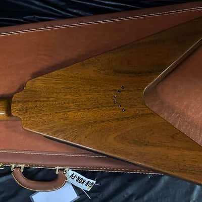 MINT! 2026 Gibson Custom 1958 Mahogany Flying V Reissue Electric Guitar - Antique Natural, VOS - Only 7lbs! image 9