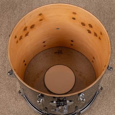 1980s Rogers XP-8 Jet Black Drum Pearl Drum Set 14x22 9x13 and 16x16 image 21