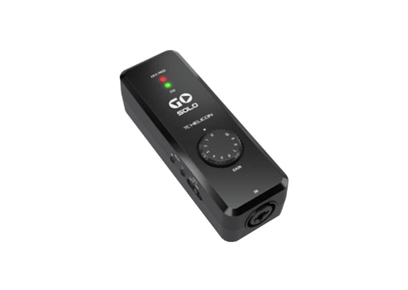 TC Helicon GO SOLO Portable USB Audio / MIDI Interface image 1
