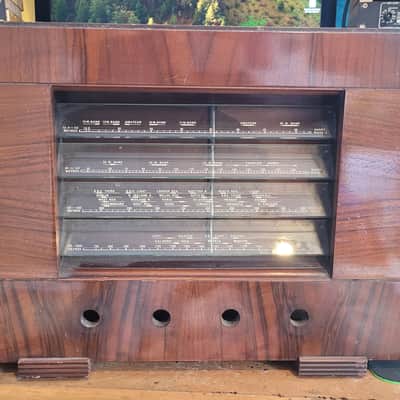 Vintage Antique HMV Jazz Blues Guitar Speaker Cab Cabinet - Elliptical Paper Cone - Beautiful Tone ! image 2