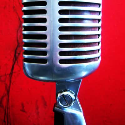 Vintage early 1960's Shure 55S Unidyne dynamic cardioid microphone Multi Z w cable Elvis 55 55SW 556S image 9