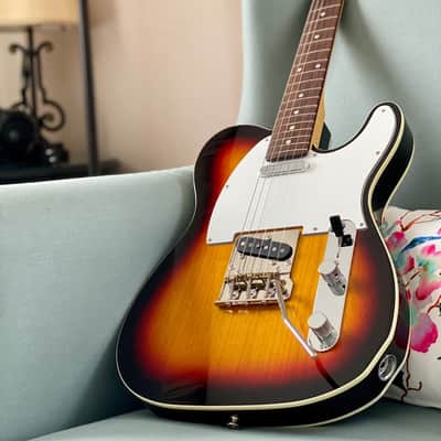 Tokai Telecaster ATEB-Maverick YS/R in Old Yellow Sunburst with Maverick Super VEE Tremolo S/N 18088 image 4