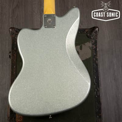 Mint Nash Guitars JM-63 Silver Sparkle w/SKB hardcase image 8