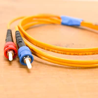Unbranded ST-ST Fiber Optic Duplex Patch Cable - 3' CG01ZLU image 4