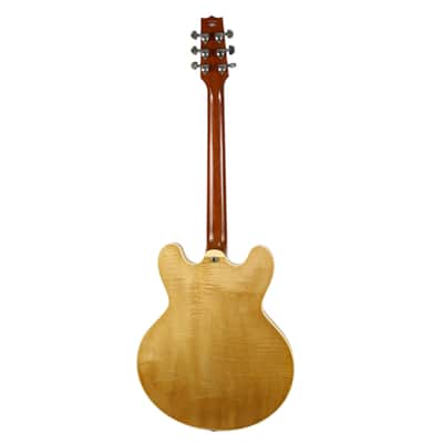1997 Heritage H-535-VV Semi-Hollow Electric Guitar Antique Natural image 4