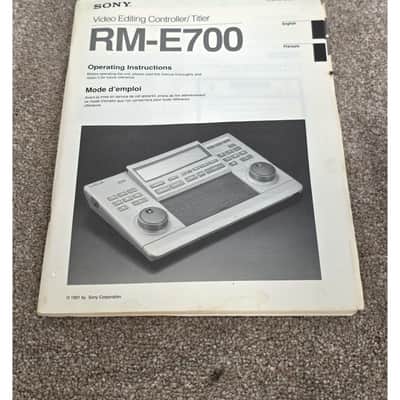 Sony RM-E700 - Media - Like New w/ Original Box & Manuals image 12