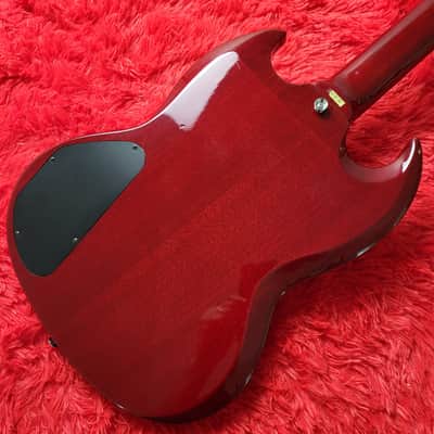 Samick SG-1P (SG Jr. Junior) 1989-1990 - Cherry - Set Neck With Long Tenon - Made in Korea MIK image 11