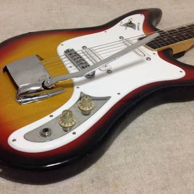 Teisco Bruno Royal Artist 1960's Sunburst image 6