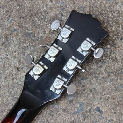 1968 Guyatone Japan SG-25T Vintage Hollowbody Electric Guitar (Sunburst) image 10