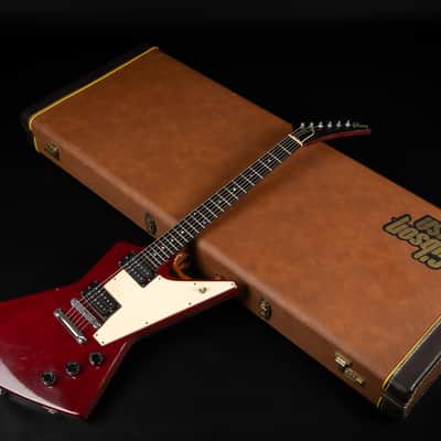 1989 Gibson Explorer with Ebony Fretboard - Wine Red | USA Vintage Post Norlin Era Bill Lawrence “The Original” Humbucker Pickups 3.65kg | OHSC image 25