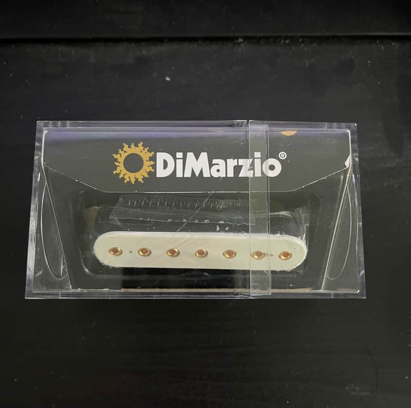 DiMarzio Blaze 7 Single Coil - White/Gold image 1