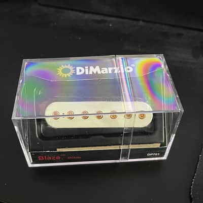DiMarzio Blaze 7 Single Coil - White/Gold image 3