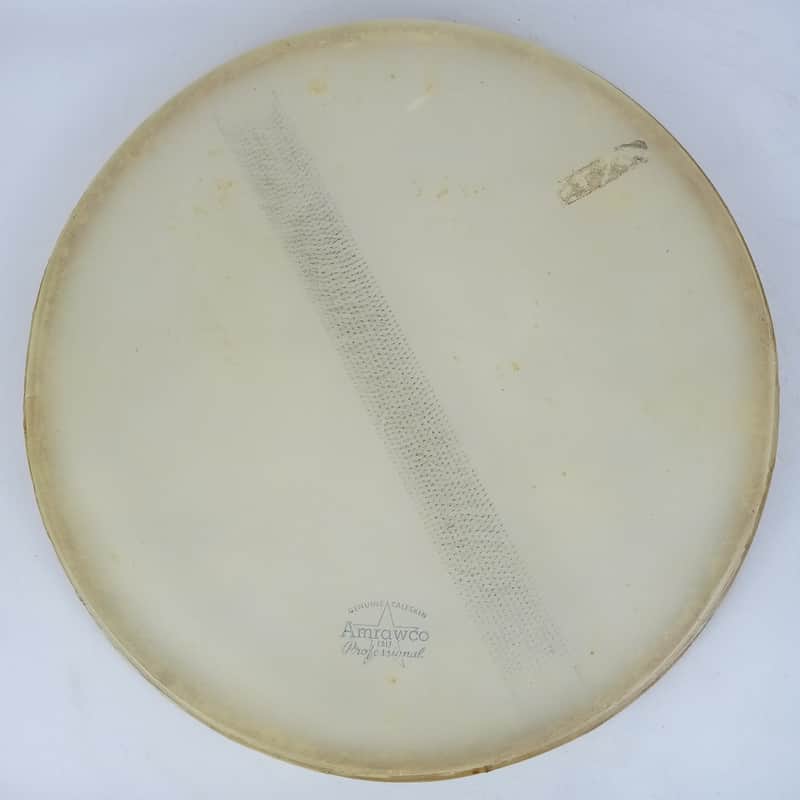 Amrawco Professional 15"Slunk Resonant Genuine Calf Skin Snare Side Drum Head US image 1
