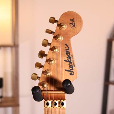 Jackson Custom Shop USA Signature Phil Collen PC1 - Caramelized Flame Maple Fingerboard, Satin Au Natural image 22