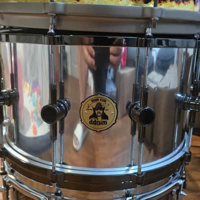 ddrum VP-SD Vinnie Paul Signature 8x14" Maple/Alder Snare Drum 2010s - Chrome image 1