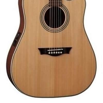 DEAN Saint Augustine dreadnought A/E GUITAR new w/ HARD CASE - Gloss Natural image 3