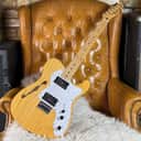 1996 Fender TN72 Thinline Telecaster Natural ‘72 Vintage Reissue MIJ Made In Japan Electric Guitar W/ Tweed Hardshell Case!