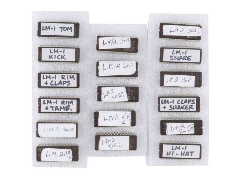 Oberheim DMX (Linn Drum) EPROM set [USED] image 1