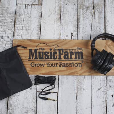 Yamaha HPH-MT5 Closed Back Studio Monitor Headphones Black with Carrying Bag image 2