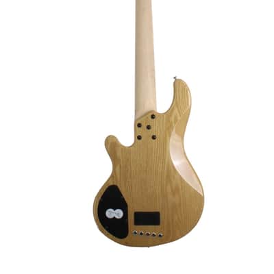 LAKLAND Skyline 55-02 Deluxe Bass, 5-String - Spalted Maple Top, Natural Gloss image 3