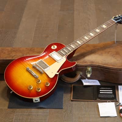 Minty! 2021 Gibson Custom Shop Historic '59 Les Paul Standard Reissue Electric Guitar Heritage Cherry VOS + COA OHSC image 1