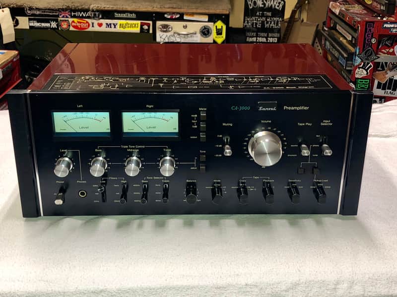 1976 Sansui CA3000 Preamplifier works well, 100% original and