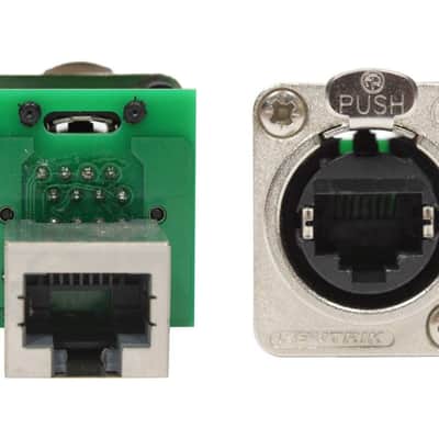 Elite Core Panel-Mount Connector | Seetronic NE8FDP | EtherCon Pass-Through image 2