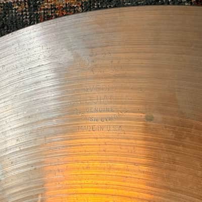 THIN TOP Vintage Zildjian New Beat 14” Hihats ONLY 786 Over 1228 g Light Complex Amazing image 3