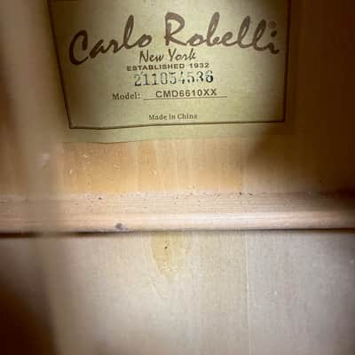 Carlo Robelli CMD6610XX Acoustic Guitar w/ Case - Natural image 2