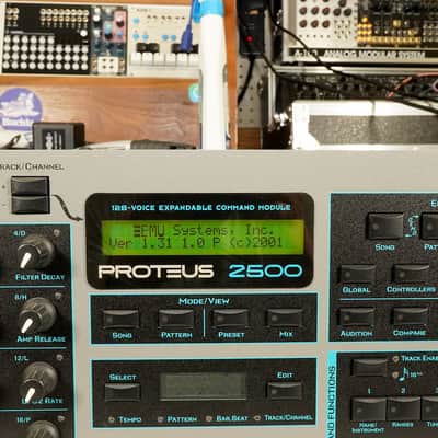 E-MU Systems Proteus 2500 Rackmount 128-Voice Sampler Module 2001 - Black image 2