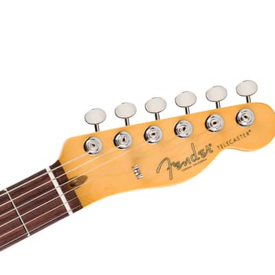 Fender American Professional Classic Telecaster SSS Rosewood Fingerboard Faded Sherwood Green Metallic bundle with Fender Hardcase, Liberty Music Polish Cloth and 12 Pick Pack image 5