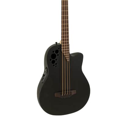 Ovation Pro Series Elite TX E-Acoustic Bass B778TX-5, Black Textured (B778TX-5-G) image 2