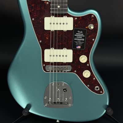 Fender American Professional Classic Jazzmaster - Faded Sherwood Green Metallic image 2