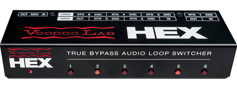 Voodoo Lab HEX True Bypass 6-Loop Audio Switcher image 1
