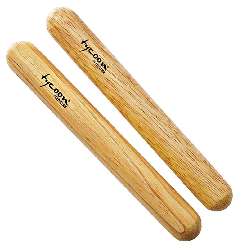 Tycoon TVWO-8 8" Siam Oak Claves (Pair) image 1