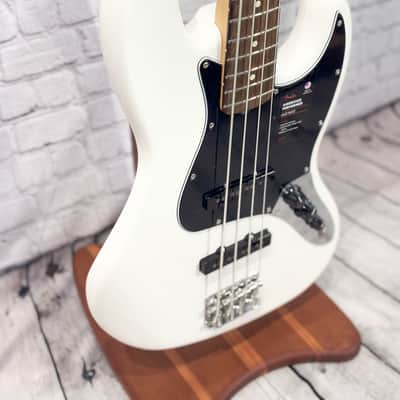 Fender American Performer Jazz Bass with Rosewood Fretboard Arctic White 2022 image 5