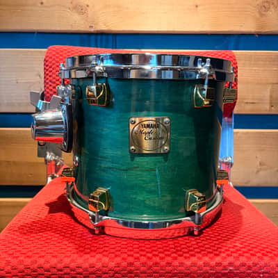 Yamaha Maple Custom Drum Set in Emerald Green image 8