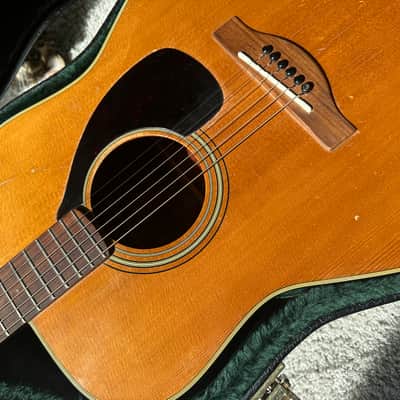 Yamaha FG-180 Jumbo Dreadnought - Nippon Gakki Red Label Japan - Freshly Serviced - Neck Reset / Nut / Saddle - Relic image 5