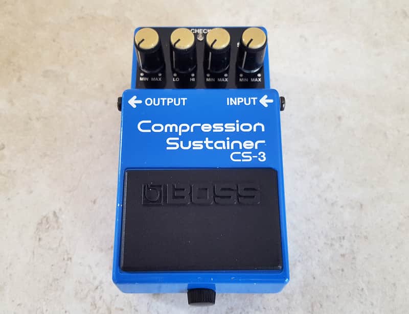 Boss CS-3 Compression Sustainer MIJ (Black Label) 1986 - Blue image 1