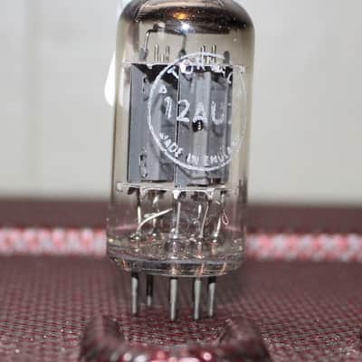 MULLARD ECC82 MITCHAM 12AU7 RARE LONG PLATE K61 PERFECT BALANCE DUAL SUPPORT HALO GETTER TEST NOS+ VINTAGE 1958 image 1