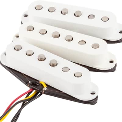 Fender Tex-Mex Stratocaster Single Coil Pickup Set, White image 1