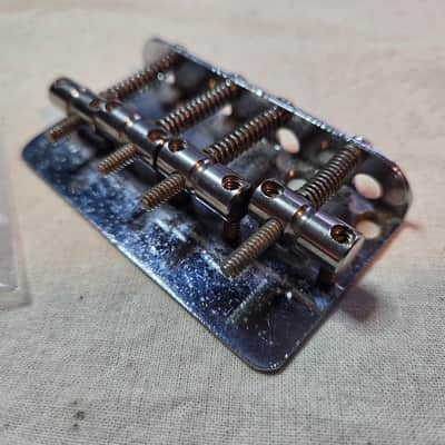 Fender Vintage 70s Bass Bridge with Slotted Saddles - 1970-79 image 3