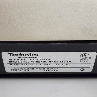 Technics SL-1300 Direct Drive Automatic Player System Turntable 1974 - 1978 - Silver image 8