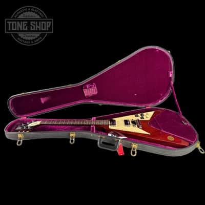 Vintage 1971 Gibson Flying V Medallion #145 w/case TSU17476 image 24