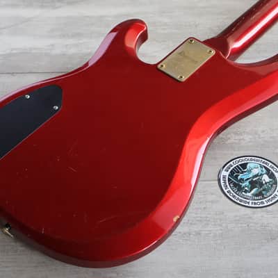 1984 Ibanez Japan RB824 Roadstar II Bass (Fire Red) image 8