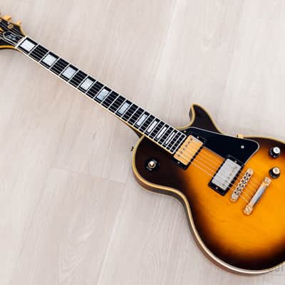 1977 Gibson Les Paul Custom Vintage Guitar Tobacco Sunburst w/ T Tops, Case image 11