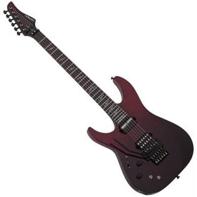 Schecter 2184 Reaper-6 Elite FR S Series Blood Burst 6 String Left-Handed Electric Guitar image 1