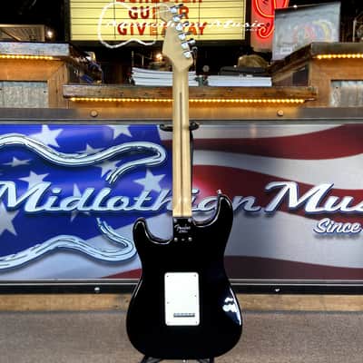 Fender USA 2004 Stratocaster Standard HSS - Black Finish w/Blue Fender Case USED image 13