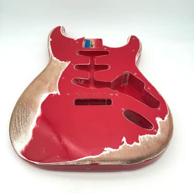 MJT Stratocaster Body Alder Relic Nitro USA Light bb544 image 5
